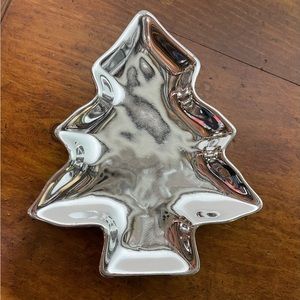 Studio Nova Christmas Tree shine silver candy dish